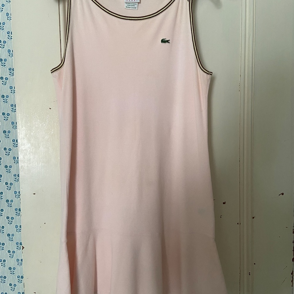 Lacoste Women's Light Pink Mini Dress